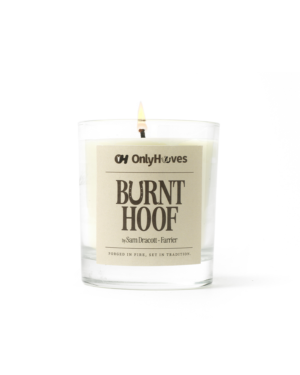 Only Hooves, Burnt Hoof Soy Wax Candle