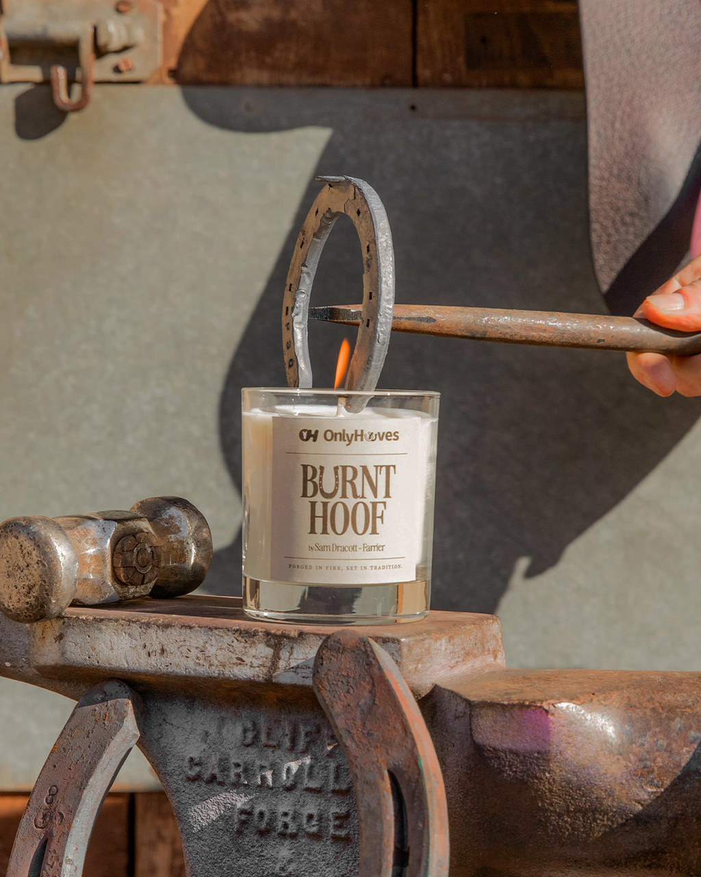 Only Hooves, Burnt Hoof Soy Wax Candle