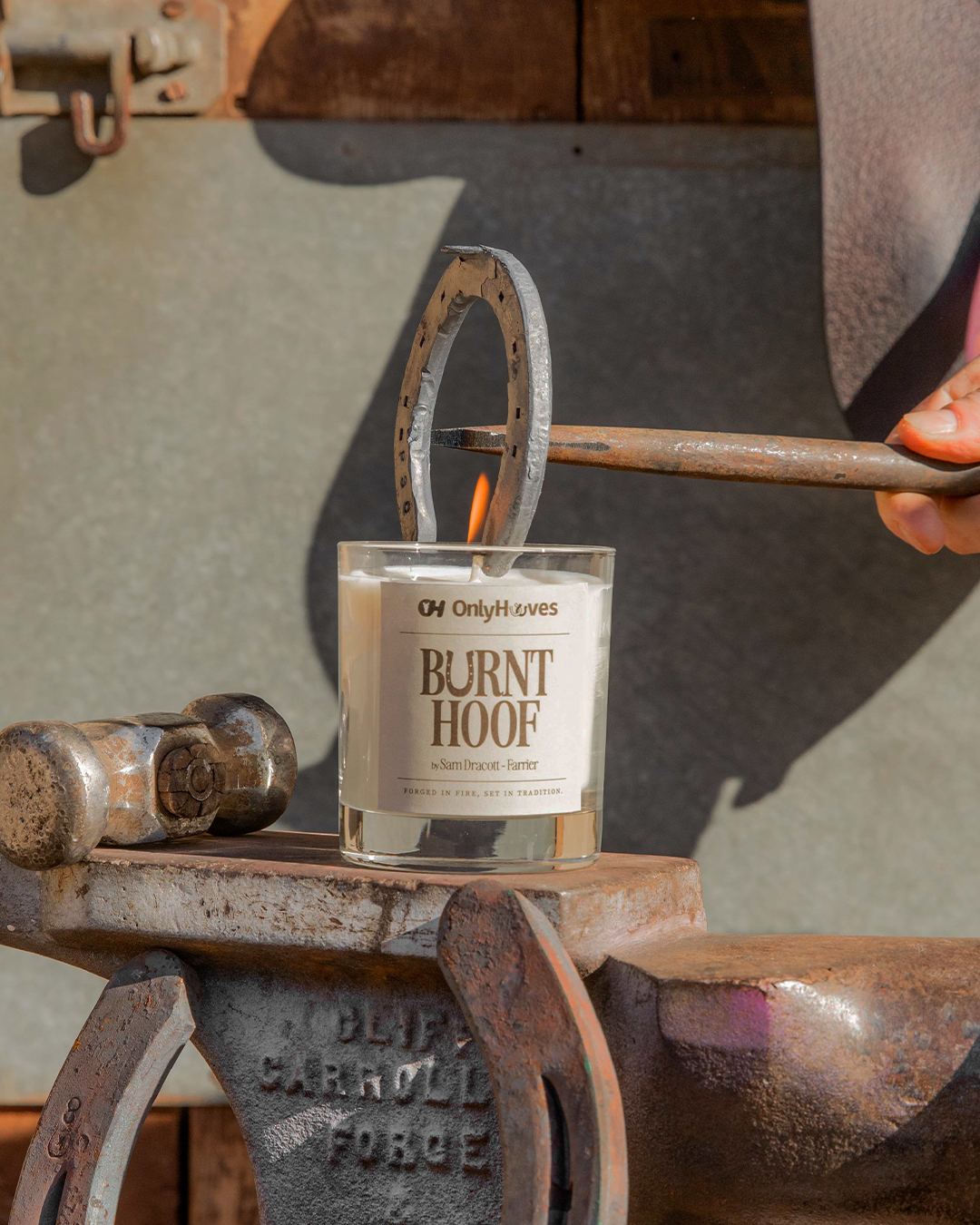 Only Hooves, Burnt Hoof Soy Wax Candle