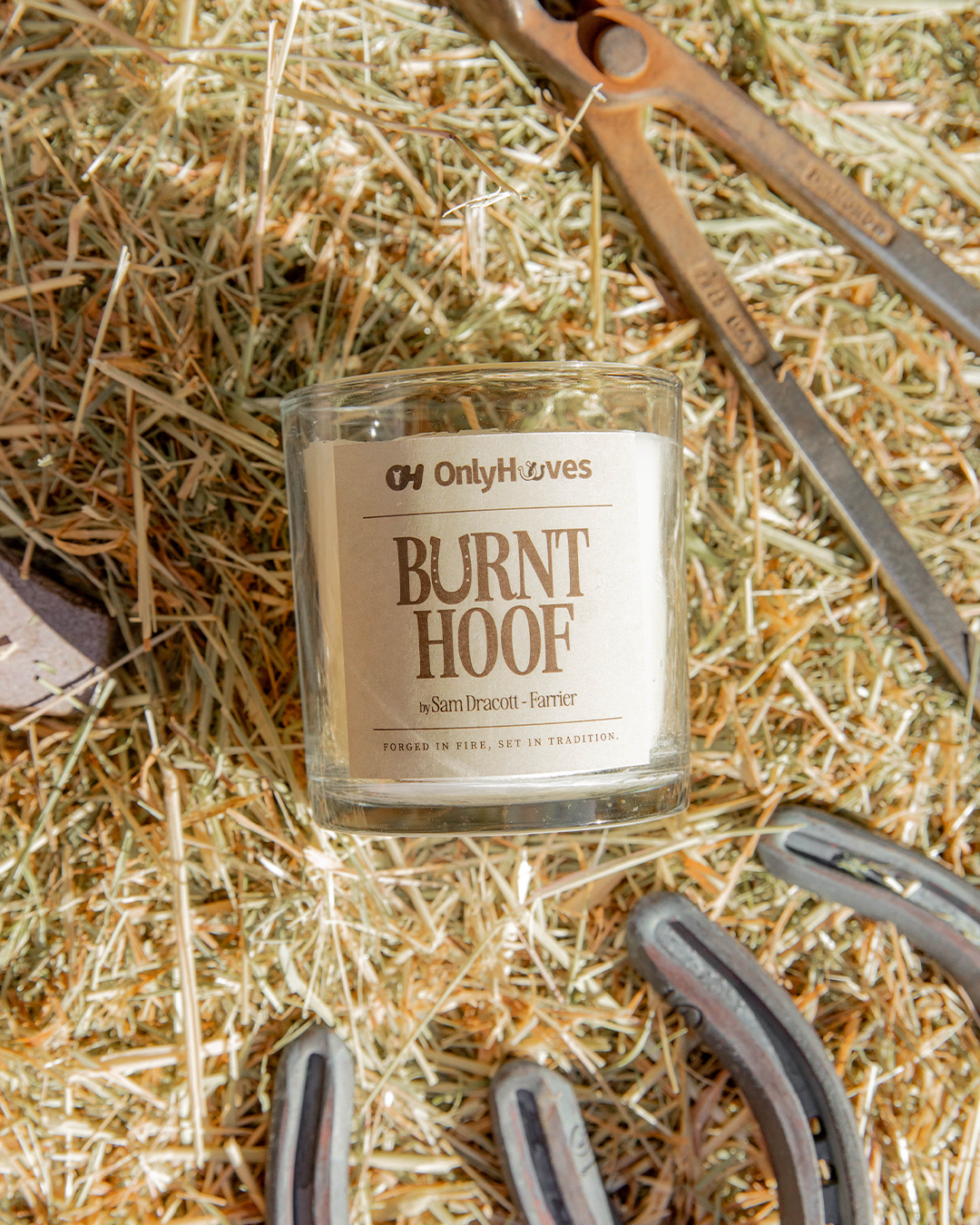 Only Hooves, Burnt Hoof Soy Wax Candle